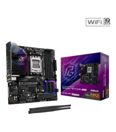 Mainboard|ASROCK|AMD B850|SAM5|Micro-ATX|Memory DDR5|Memory slots 4|1xHDMI|1xDisplayPort|1xAudio-In|1xAudio-Out|1xMicrophone|