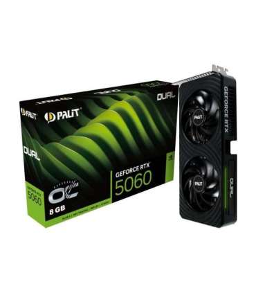 Graphics Card|PALIT|NVIDIA GeForce RTX 5060|8 GB|GDDR7|128 bit|PCIE 5.0 16x|Dual Slot Fansink|1xHDMI|3xDisplayPort|NE75060S19