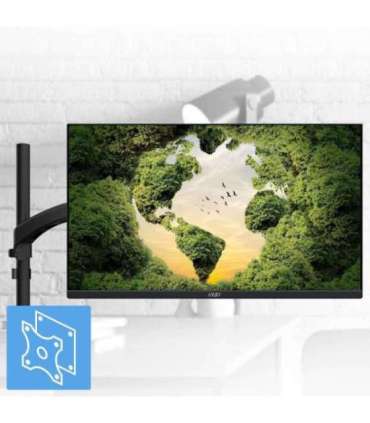 LCD Monitor|MSI|PRO MP245PG|23.8"|Business|Panel IPS|1920x1080|16:9|100Hz|Matte|1 ms|Swivel|Pivot|Height adjustable|Tilt|Colo