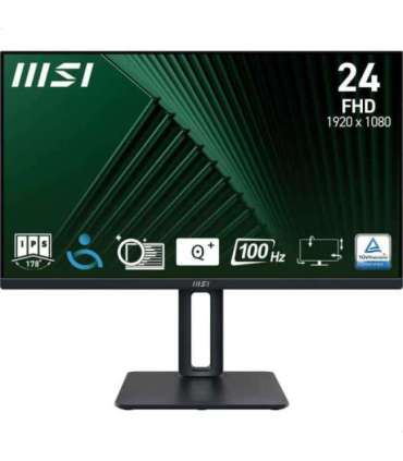 LCD Monitor|MSI|PRO MP245PG|23.8"|Business|Panel IPS|1920x1080|16:9|100Hz|Matte|1 ms|Swivel|Pivot|Height adjustable|Tilt|Colo
