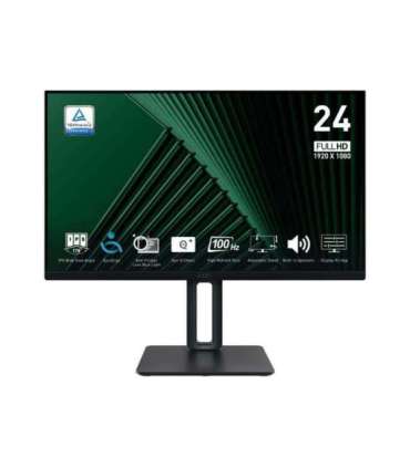 LCD Monitor|MSI|PRO MP245PG|23.8"|Business|Panel IPS|1920x1080|16:9|100Hz|Matte|1 ms|Swivel|Pivot|Height adjustable|Tilt|Colo