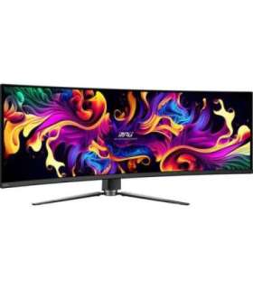 Monitor|MSI|MPG 491CQP QD-OLED|49"|Gaming/Curved|Panel QD-OLED|5120x1440|32:9|144Hz|Matte|0.03 ms|Swivel|Height adjustable|Ti
