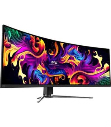 Monitor|MSI|MPG 491CQP QD-OLED|49"|Gaming/Curved|Panel QD-OLED|5120x1440|32:9|144Hz|Matte|0.03 ms|Swivel|Height adjustable|Ti