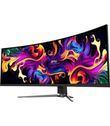 Monitor|MSI|MPG 491CQP QD-OLED|49"|Gaming/Curved|Panel QD-OLED|5120x1440|32:9|144Hz|Matte|0.03 ms|Swivel|Height adjustable|Ti
