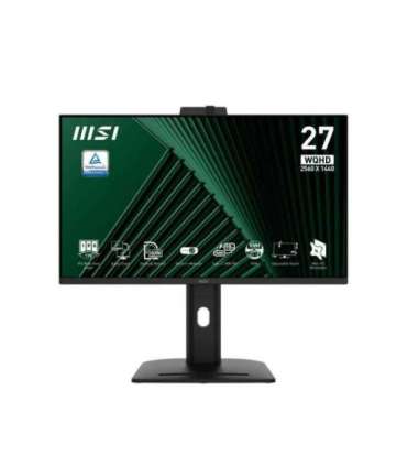 LCD Monitor|MSI|PRO MP275QPDG|27"|Business|Swivel|Pivot|Height adjustable|Tilt|Matte|Panel IPS|2560x1440|16:9|100Hz|5 ms|Spea