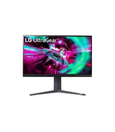 LCD Monitor|LG|32GR93U-B|31.5"|Gaming/4K|Panel IPS|3840x2160|16:9|144Hz|Matte|1 ms|Pivot|Height adjustable|Tilt|Colour Black 