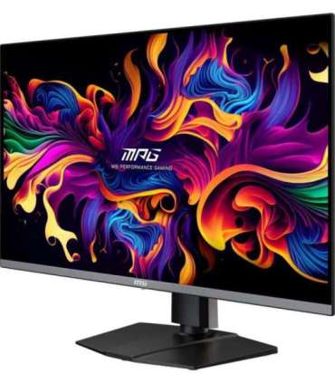 Monitor|MSI|31.5"|Gaming/4K|Panel QD-OLED|3840x2160|16:9|Matte|0.03 ms|Swivel|Pivot|Height adjustable|Tilt|Colour Black|MPG32