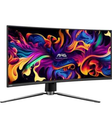 LCD Monitor|MSI|34"|Curved/21 : 9|Panel QD-OLED|3440x1440|21:9|175Hz|Matte|0.03 ms|Swivel|Height adjustable|Tilt|Colour Black