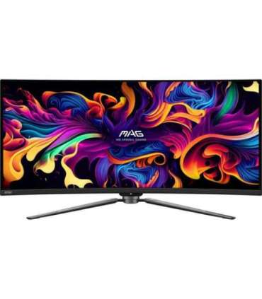 LCD Monitor|MSI|34"|Curved/21 : 9|Panel QD-OLED|3440x1440|21:9|175Hz|Matte|0.03 ms|Swivel|Height adjustable|Tilt|Colour Black
