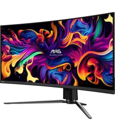LCD Monitor|MSI|34"|Curved/21 : 9|Panel QD-OLED|3440x1440|21:9|175Hz|Matte|0.03 ms|Swivel|Height adjustable|Tilt|Colour Black