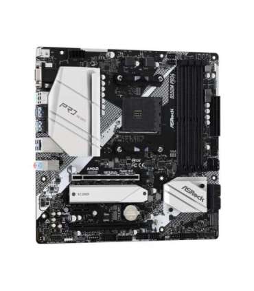 Mainboard|ASROCK|AMD B550|SAM4|MicroATX|1xPCI-Express 3.0 1x|1xPCI-Express 3.0 16x|1xM.2|1xPCI-Express 4.0 16x|Memory DDR4|Me