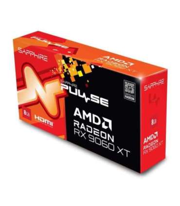 Graphics Card|SAPPHIRE|AMD Radeon RX 9060 XT|8 GB|GDDR6|128 bit|PCIE 5.0 16x|GPU 2700 MHz|Dual Slot Fansink|2xHDMI|1xDisplayP