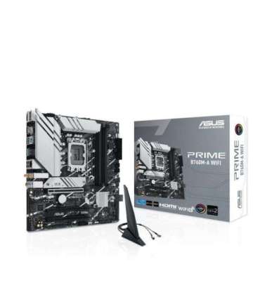 Mainboard|ASUS|Intel B760 Express|LGA1700|Micro-ATX|Memory DDR5|Memory slots 4|3xPCI-Express 4.0 16x|2xM.2|2xHDMI|1xDisplayPo