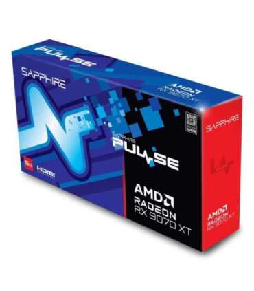 Graphics Card|SAPPHIRE|AMD Radeon RX 9070 XT|16 GB|GDDR6|256 bit|PCIE 5.0 16x|Triple slot Fansink|2xHDMI|2xDisplayPort|11348-
