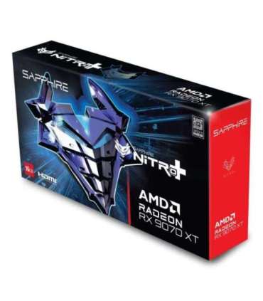 Graphics Card|SAPPHIRE|AMD Radeon RX 9070 XT|16 GB|GDDR6|256 bit|PCIE 5.0 16x|GPU 2520 MHz|Triple slot Fansink|2xHDMI|2xDispl