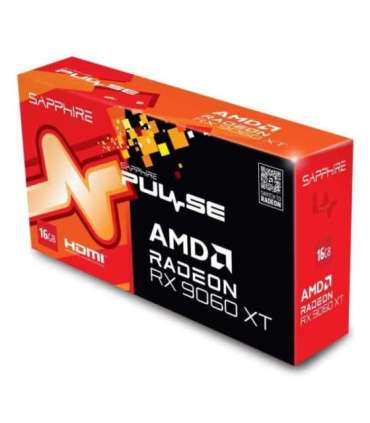Graphics Card|SAPPHIRE|AMD Radeon RX 9060 XT|16 GB|GDDR6|128 bit|PCIE 5.0 16x|GPU 2700 MHz|Dual Slot Fansink|2xHDMI|1xDisplay