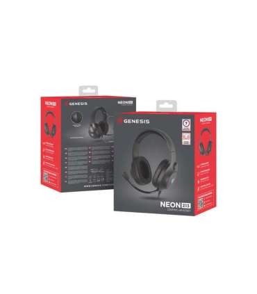 Genesis Neon 213 RGB Gaming Headset with Microphone, Black