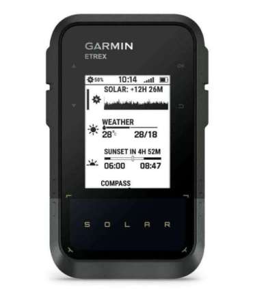 Garmin eTrex SE GPS Solar Tourist Navigation Black/Grey + Garmin HRM Dual Sensor