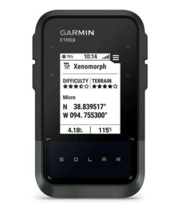Garmin eTrex SE GPS Solar Tourist Navigation Black/Grey + Garmin HRM Dual Sensor