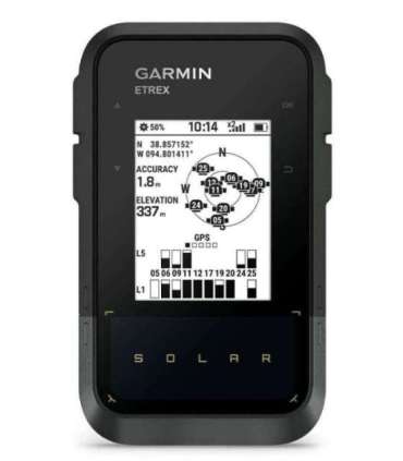Garmin eTrex SE GPS Solar Tourist Navigation Black/Grey + Garmin HRM Dual Sensor