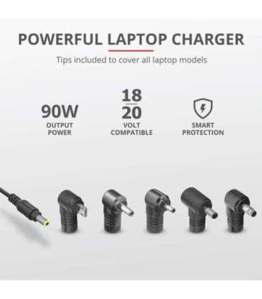 NB ACC AC ADAPTER 90W MAXO//ASUS BLACK 23390 TRUST