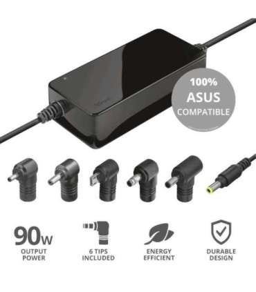 NB ACC AC ADAPTER 90W MAXO//ASUS BLACK 23390 TRUST