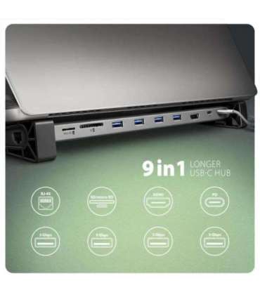 NB ACC DOCKING STATION/9IN1 HMC-10HLS AXAGON