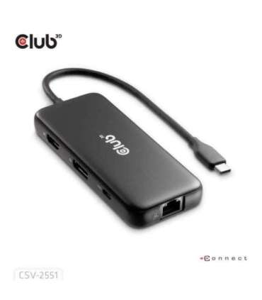 NB ACC DOCKING STATION 8IN1/USB-C 100W CSV-2551 CLUB3D