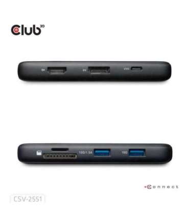 NB ACC DOCKING STATION 8IN1/USB-C 100W CSV-2551 CLUB3D