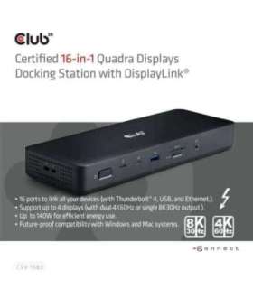 NB ACC DOCKING STATION 16IN1/THUNDERBOLT CSV-1583 CLUB3D