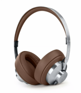 Muse M-298 SBR Bluetooth Stereo Headphones With ANC, Brown/Silver Muse