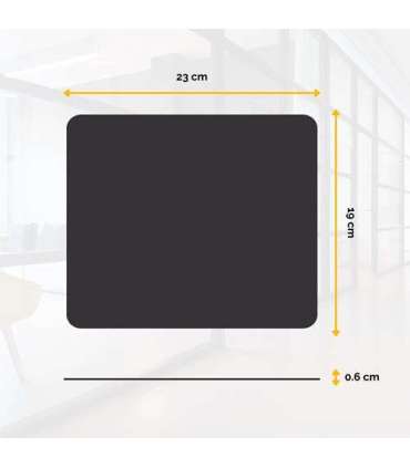 MOUSE PAD BASIC/BLACK 29704 FELLOWES