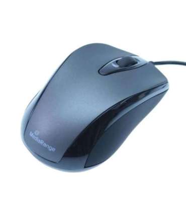 MOUSE USB OPTICAL BLACK/GREY/MROS201 MEDIARANGE
