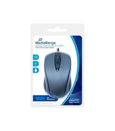 MOUSE USB OPTICAL BLACK/GREY/MROS201 MEDIARANGE
