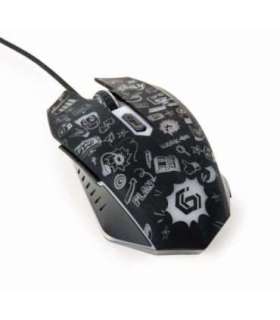 MOUSE USB OPTICAL BLACK/MUS-6B-GRAFIX-01 GEMBIRD