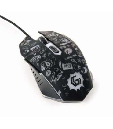 MOUSE USB OPTICAL BLACK/MUS-6B-GRAFIX-01 GEMBIRD