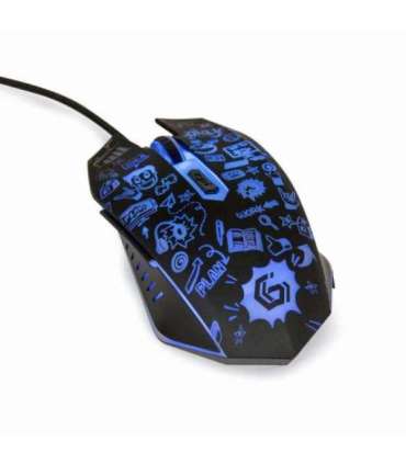 MOUSE USB OPTICAL BLACK/MUS-6B-GRAFIX-01 GEMBIRD