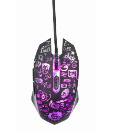 MOUSE USB OPTICAL BLACK/MUS-6B-GRAFIX-01 GEMBIRD