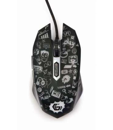 MOUSE USB OPTICAL BLACK/MUS-6B-GRAFIX-01 GEMBIRD