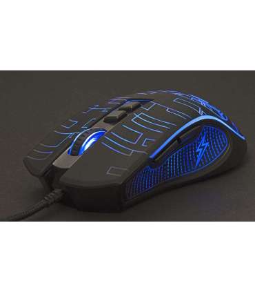 MOUSE USB OPTICAL GAMING/BLACK MUSG-RGB-01 GEMBIRD