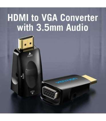 I/O CONVERTER HDMI TO VGA/3.5MM AUDIO AIDB0 VENTION
