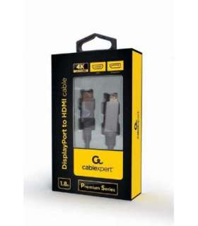 CABLE DISPLAY PORT TO HDMI/1.8M CC-DP-HDMI-4K-6 GEMBIRD