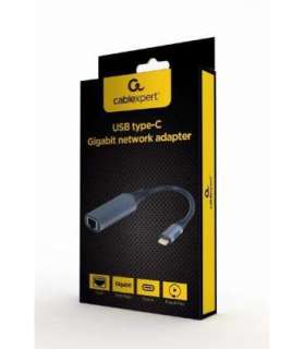 I/O ADAPTER USB-C TO LAN/GREY A-USB3C-LAN-01 GEMBIRD
