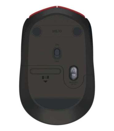 MOUSE USB OPTICAL WRL M171/RED 910-004641 LOGITECH