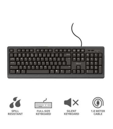 KEYBOARD USB PRIMO/ENG 23880 TRUST
