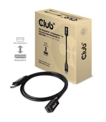 CABLE MINI DP TO DP 1M/M/F CAC-1120 CLUB3D