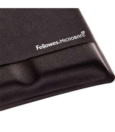 MOUSE PAD WRIST SUPPORT/BLACK 9181201 FELLOWES