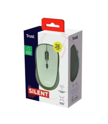MOUSE USB OPTICAL WRL YVI+/GREEN 24552 TRUST