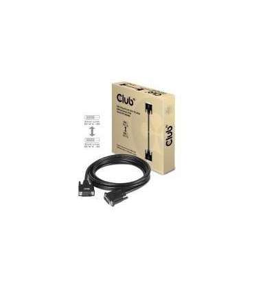 CABLE DVI-D TO DVI-D 3M/M/M CAC-1223 CLUB3D