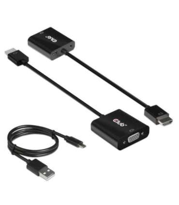 I/O ADAPTER HDMI TO VGA/AUDIO M/F CAC-1302 CLUB3D